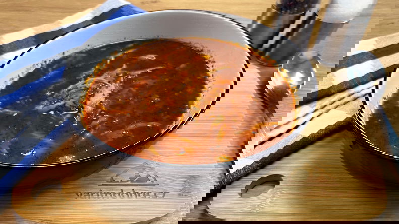 Dršťková polévka z hlívy ústřičné